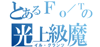 とあるＦｏ／Ｔｅの光上級魔法（イル・グランツ）