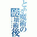 とある魔術の破壊術後（インデックス）