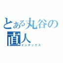 とある丸谷の直人（インデックス）