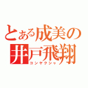 とある成美の井戸飛翔（コンヤクシャ）