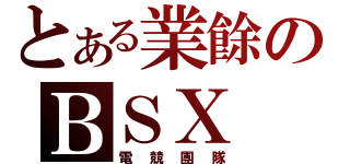 とある業餘のＢＳＸ（電競團隊）