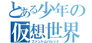 とある少年の仮想世界（ファントムバレット）