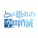 とある愚弟の空間消滅（ガオン）