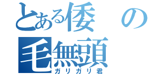 とある倭の毛無頭（ガリガリ君）