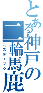 とある神戸の二輪馬鹿（ミスティック）