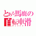 とある馬鹿の自転車滑（チャリドリ）