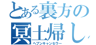 とある裏方の冥土帰し（ヘブンキャンセラー）