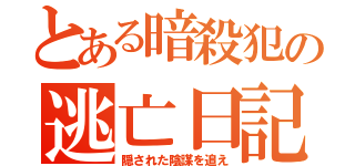 とある暗殺犯の逃亡日記（隠された陰謀を追え）