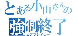 とある小山さんの強制終了（エアブレイカー）