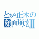 とある正木の顔面崩壊Ⅱ（なす）