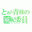 とある青稜の風紀委員（ジャッジメント）