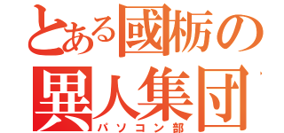 とある國栃の異人集団（パソコン部）