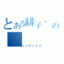 とある緋子ㄉ　ㄢˋの（インデックス）