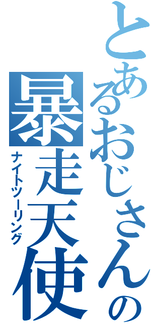 とあるおじさんの暴走天使Ⅱ（ナイトツーリング）