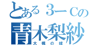 とある３ーＣの青木梨紗（大槻の嫁）