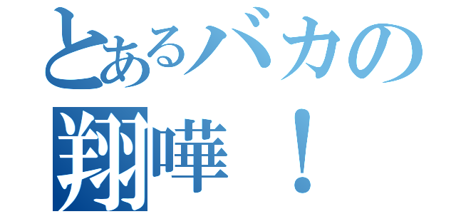 とあるバカの翔嘩！（）