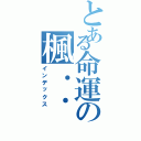 とある命運の楓．．（インデックス）