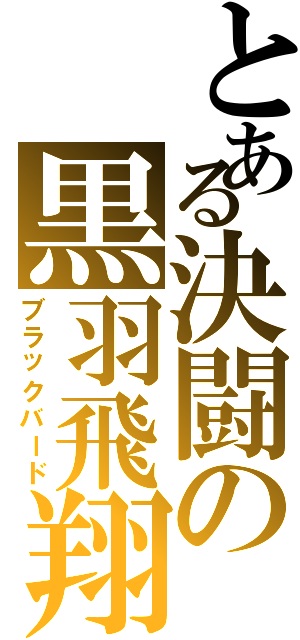 とある決闘の黒羽飛翔（ブラックバード）