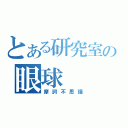 とある研究室の眼球（摩訶不思議）