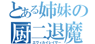 とある姉妹の厨二退魔師（エヴィルイレイザー）