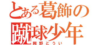 とある葛飾の蹴球少年（岡野とうい）