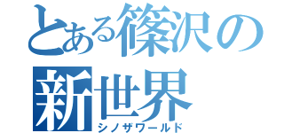 とある篠沢の新世界（シノザワールド）