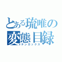 とある琉唯の変態目録（テンガックス）