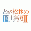 とある松林の国士無双Ⅱ（水野怜）