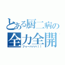 とある厨二病の全力全開（フゥーハハハ！！）