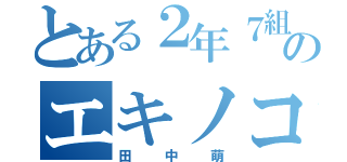 とある２年７組のエキノコックス（田中萌）