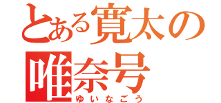 とある寛太の唯奈号（ゆいなごう）