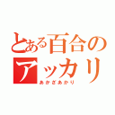 とある百合のアッカリーン（あかざあかり）