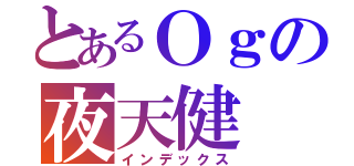 とあるＯｇの夜天健（インデックス）