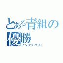 とある青組の優勝（インデックス）