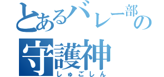 とあるバレー部の守護神（しゅごしん）