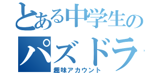 とある中学生のパズドラ日記（趣味アカウント）