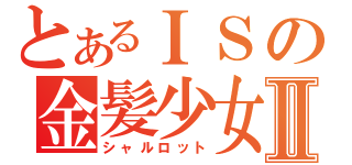 とあるＩＳの金髪少女Ⅱ（シャルロット）