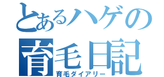 とあるハゲの育毛日記（育毛ダイアリー）