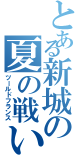 とある新城の夏の戦い（ツールドフランス）