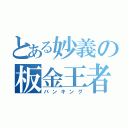 とある妙義の板金王者（バンキング）