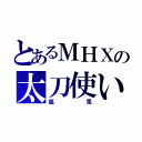 とあるＭＨＸの太刀使い（嵐兎）