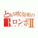 とある吹奏楽のトロンボーンⅡ（キチガイ）