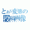 とある変態の投稿画像（ピクチャー）