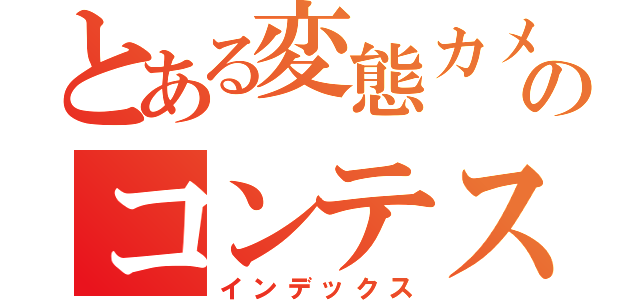 とある変態カメラマンのコンテスト（インデックス）