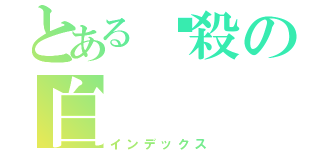 とある虛殺の白（インデックス）