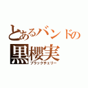 とあるバンドの黒櫻実（ブラックチェリー）