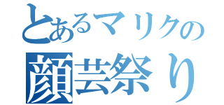 とあるマリクの顔芸祭り（）