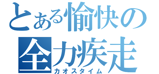 とある愉快の全力疾走（カオスタイム）