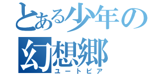 とある少年の幻想郷（ユートピア）