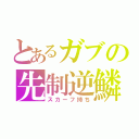 とあるガブの先制逆鱗（スカーフ持ち）